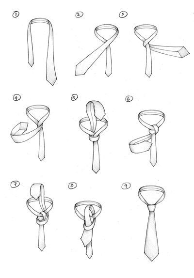 How to Tie A Tie : A CAVENDISH KNOT