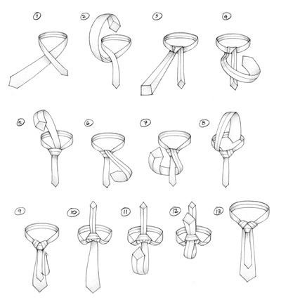 How to Tie A Tie : A MEROVINGIAN KNOT