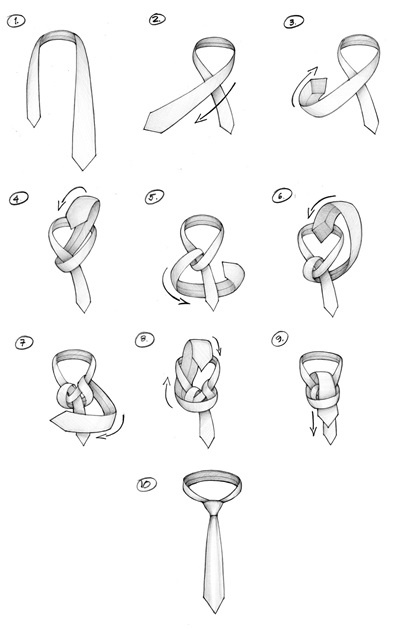 How to Tie A Tie : A WINDSOR KNOT
