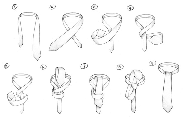 How to Tie A Tie : AN ONASSIS KNOT